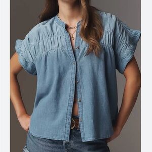 Denim Blue Women's Top Pilcro